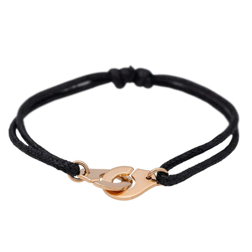 Bracelet Dinh Van Bracelet Cordon Menottes Or rose 58 Facettes 2820742CN