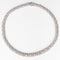 Collier Collier ancien plumes d'or blanc et diamants 58 Facettes 23-083B