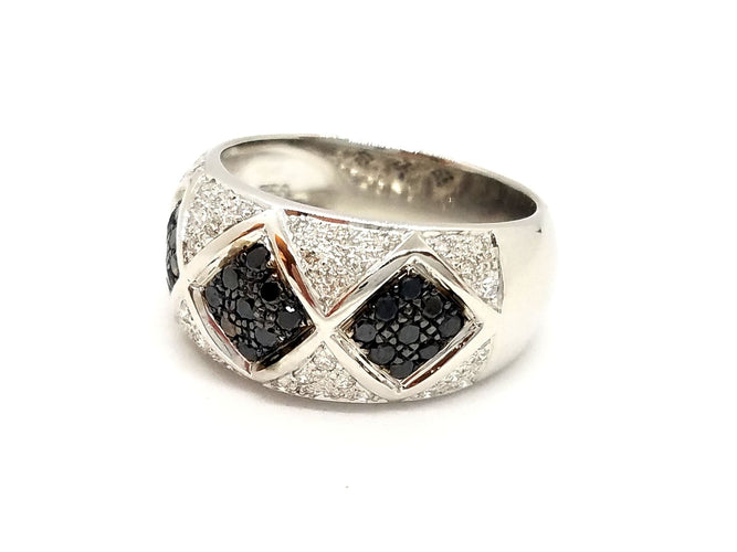 Bague 55 Bague Or blanc Diamant 58 Facettes 757307CN