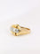 Bague Bague tank Art Déco en or jaune et diamants 58 Facettes J27