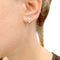 Boucles d'oreilles Puces d'oreilles O.J Perrin, "Légendes", or blanc, diamants. 58 Facettes 32968