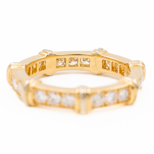 Bague 50 Cartier Bague Alliance Eternité Or jaune Diamant 58 Facettes 2432076CN