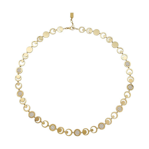 Collier Collier Fred "Moon Light" en or jaune, diamants. 58 Facettes 31689