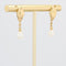 Boucles d'oreilles Boucles d'oreilles pendantes or jaune perle 58 Facettes 19-456A
