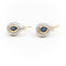 Boucles d'oreilles Boucles d'oreilles Dormeuses Or jaune Saphir 58 Facettes 1949700CN