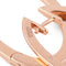 Boucles d'oreilles Boucles d'oreilles ovales or rose et diamants 58 Facettes