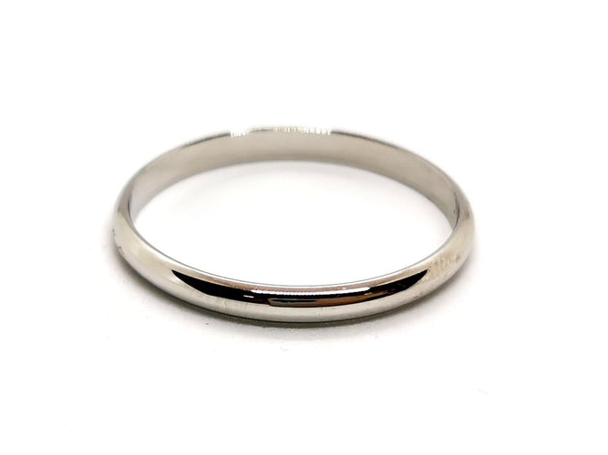 Bague 65 Bague Alliance Or blanc 58 Facettes 1178331CD