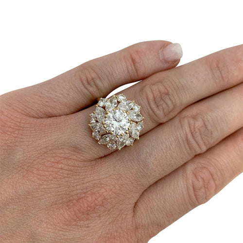 Bague 54 Bague Cartier en or jaune, diamant 1,57 carats. 58 Facettes 31255
