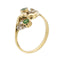 Bague 53 Bague Feuillage émeraudes et diamants 58 Facettes 29565