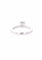 Bague 54 Bague BIJOU PRECIEUX Solitaire 4 griffes Or Blanc 58 Facettes 59275-53920