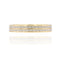Bague 56 Alliance or occasion double rang ciselé 58 Facettes 21-189B