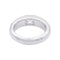 Bague 64 Bague jonc sertie d'une diamant taille émeraude. 58 Facettes 32553