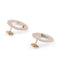 Boucles d'oreilles Dinh Van, boucles d'oreilles en or jaune 58 Facettes 1