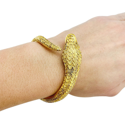 Bracelet Bracelet Lalaounis "Serpent" or jaune. 58 Facettes 30865