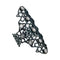 Bague 57 Bague Repossi "Maure" en or noirci et diamants. 58 Facettes 31321
