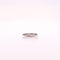 Bague Alliance Or blanc Diamants blancs et noirs 58 Facettes