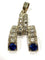 Pendentif Pendentif en or blanc, diamants et spinelles 58 Facettes