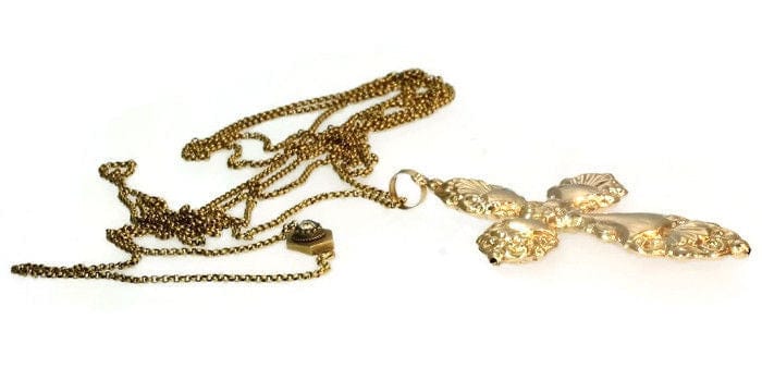 Pendentif Pendentif croix en or 58 Facettes 14204-0063