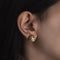 Boucles d'oreilles BOUCLES D'OREILLES TROIS ORS & PERLE 58 Facettes BO/230019
