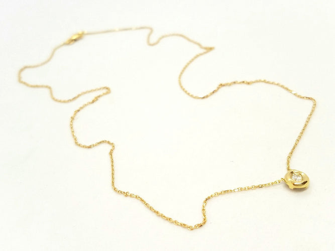 Collier Collier Or jaune Diamant 58 Facettes 579156RV