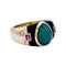Bague 53 Bague Cartier, "Gaïa", or jaune, pierres de couleurs. 58 Facettes 32784