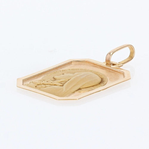 Pendentif Médaille en or rose Sainte Thérèse 58 Facettes 14-196