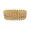 Bracelet Bracelet vintage en or rose, platine et diamants. 58 Facettes 31649