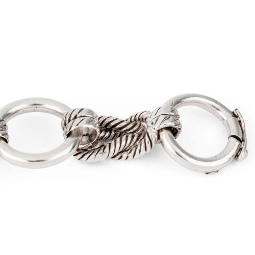 Bracelet HERMES - Bracelet Argent 58 Facettes 1