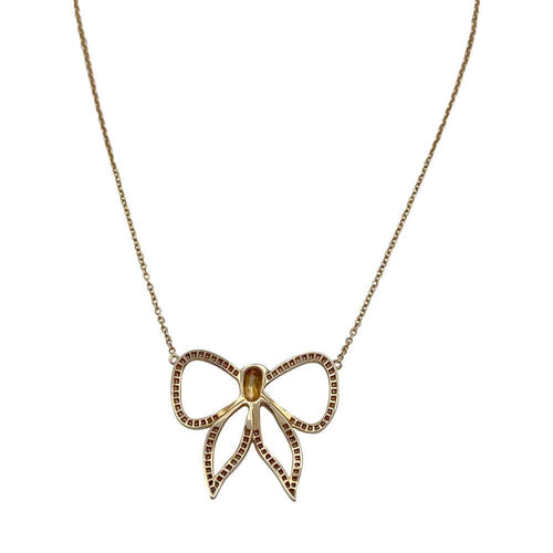 Collier Collier Morganne Bello, "Noeud", or jaune, diamants. 58 Facettes 32142