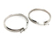 Boucles d'oreilles Boucles d'oreilles Or blanc 58 Facettes 1654226CN