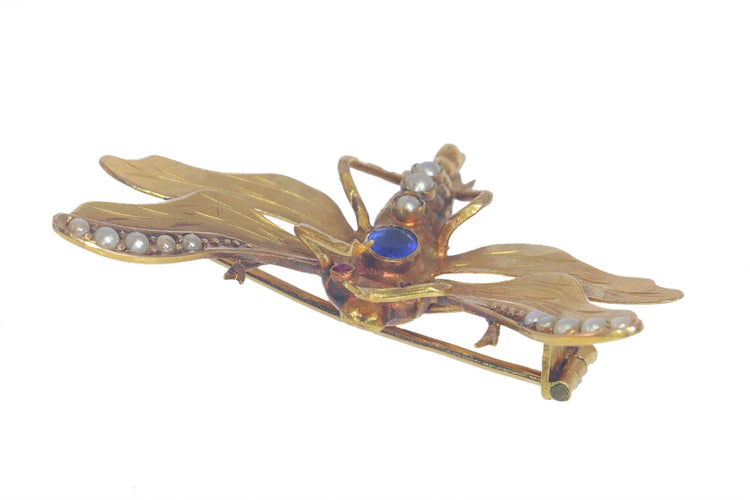 Broche Broche Libellule victorienne 58 Facettes 23131-0271