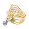 Bague 52 Louis Vuitton Bague Monogram Or jaune Perle 58 Facettes 2609075CN