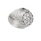 Bague 46 Bague dôme en or, platine et diamants. 58 Facettes 30943
