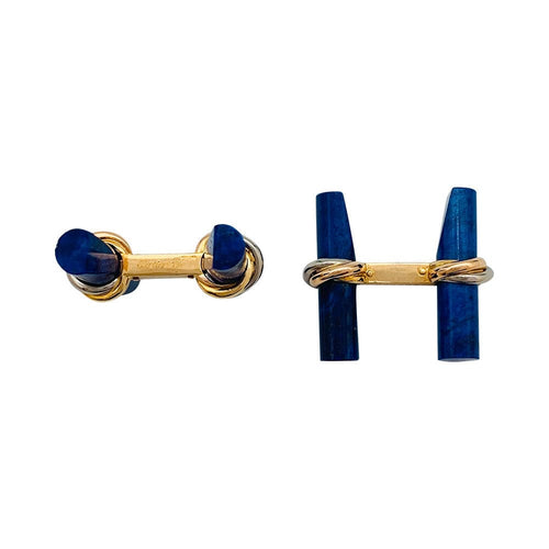 Boutons de manchette Boutons de manchette Cartier 3 ors, bâtonnets interchangeables. 58 Facettes 31735
