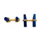 Boutons de manchette Boutons de manchette Cartier 3 ors, bâtonnets interchangeables. 58 Facettes 31735