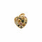 Pendentif Pendentif "Cœur" Or jaune Pierres de couleur 58 Facettes BO/230071