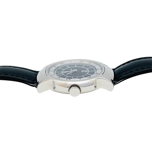 Montre Montre Bulgari "Solotempo" en acier, cuir. 58 Facettes 31044