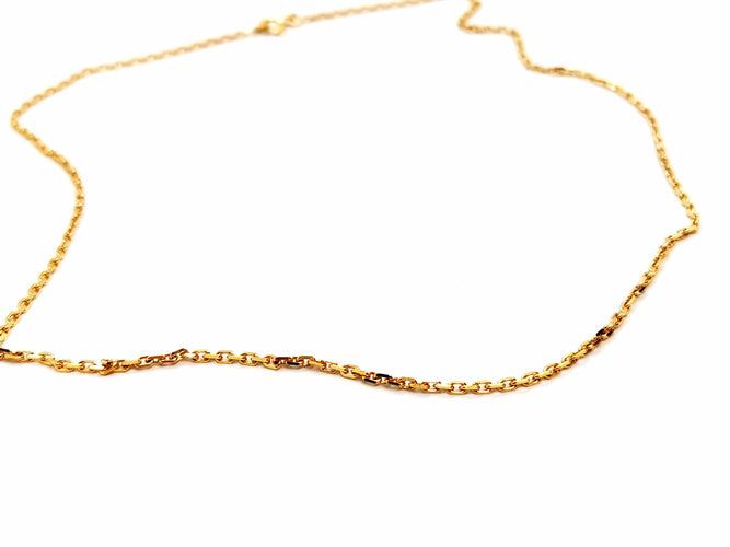 Collier Collier Maille forçat Or jaune 58 Facettes 1559884CN