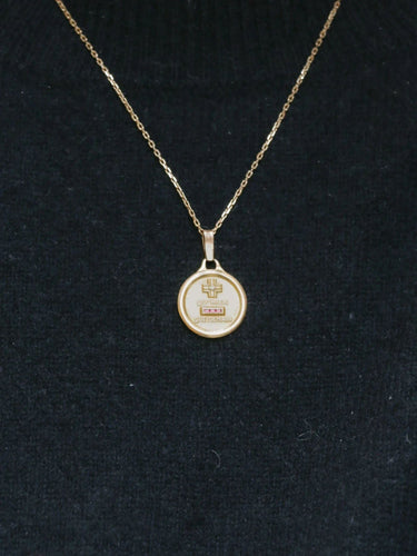 Pendentif AUGIS - Médaille amour L'essentielle, or jaune 58 Facettes J235