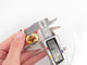 Bague 51 vintage bague FRED jonc godronne citrine topaze or jaune 18k 58 Facettes 258009