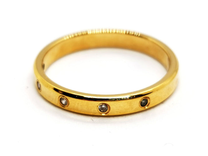 Bague 58 Bague Alliance Or jaune Diamant 58 Facettes 1137247CD