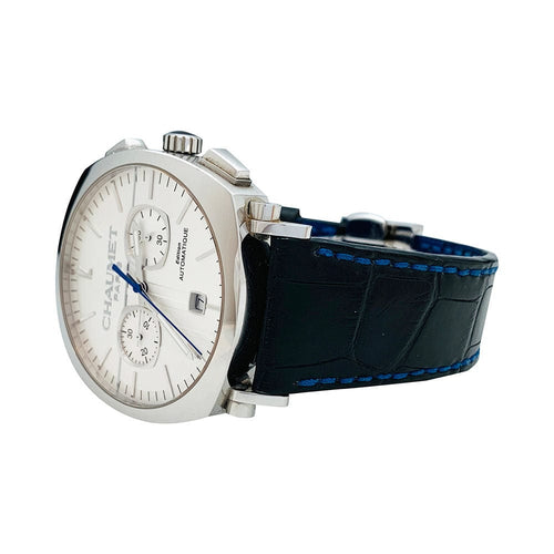 Montre Montre Chaumet "Dandy" en acier, cuir. 58 Facettes 31050