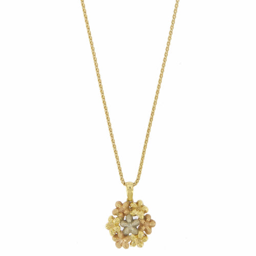 Collier Collier pendentif fleur 58 Facettes 25999