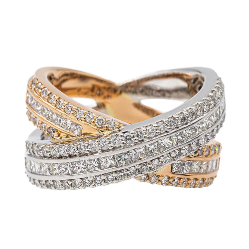 Bague 54.5 Bague Or blanc Diamant 58 Facettes 2505465CN