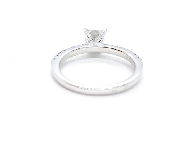 Bague 53 Bague Solitaire Or blanc Diamant 58 Facettes 578718RV