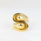 Bague Bague vintage toi et moi en or jaune 58 Facettes 595