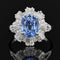 Bague 52 Bague saphir et diamants or blanc 58 Facettes 22-233