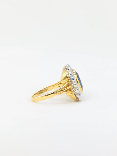 Bague Bague saphir et diamants 58 Facettes 703