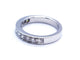 Bague 53 Bague Alliance Or blanc Diamant 58 Facettes 578771RV