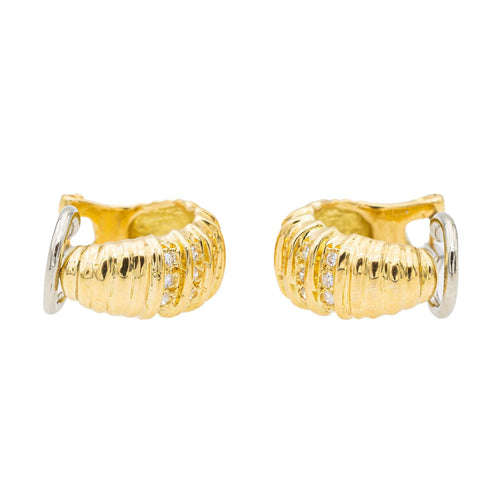 Boucles d'oreilles Boucles d'oreilles Clips Or jaune Diamant 58 Facettes 2666017CN
